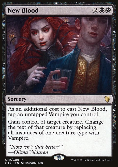 New Blood, Commander 2017 #19, Magic: The Gathering card