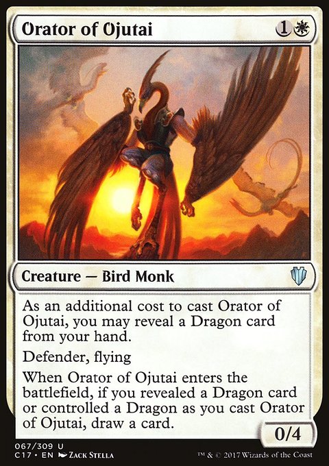 Orator of Ojutai, Commander 2017 #67, Magic: The Gathering card