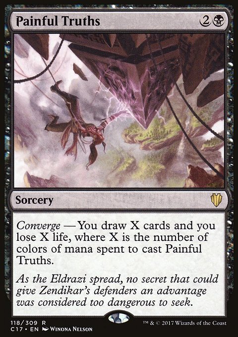 Painful Truths, Commander 2017 #118, Magic: The Gathering card