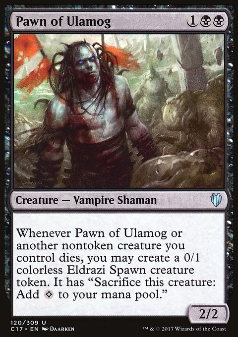Pawn of Ulamog, Commander 2017 #120, Magic: The Gathering card