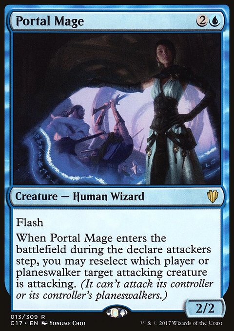 Portal Mage, Commander 2017 #13, Magic: The Gathering card