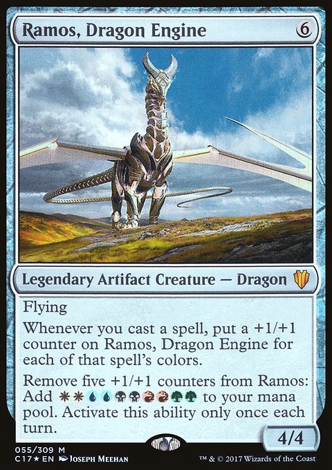 Ramos, Dragon Engine, Commander 2017 #55, Magic: The Gathering card