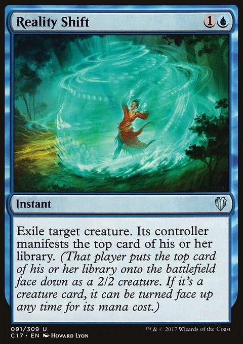 Reality Shift, Commander 2017 #91, Magic: The Gathering card