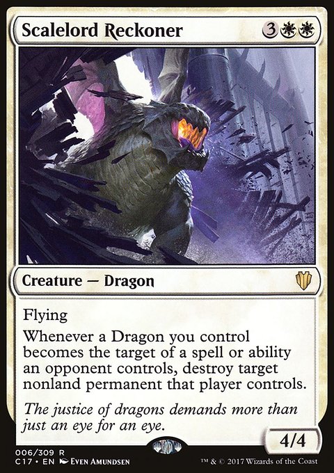 Scalelord Reckoner, Commander 2017 #6, Magic: The Gathering card
