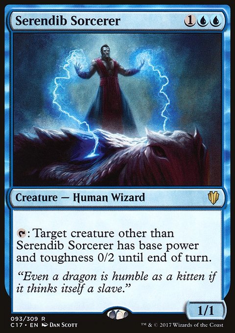 Serendib Sorcerer, Commander 2017 #93, Magic: The Gathering card
