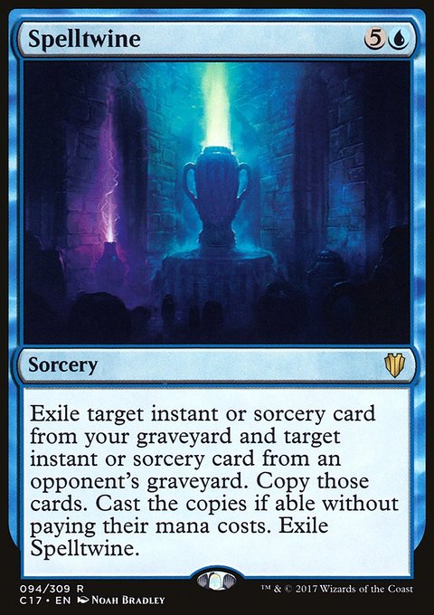 Spelltwine, Commander 2017 #94, Magic: The Gathering card