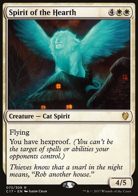 Spirit of the Hearth, Commander 2017 #73, Magic: The Gathering card