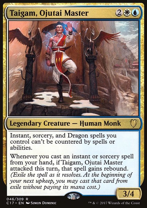 Taigam, Ojutai Master, Commander 2017 #46, Magic: The Gathering card