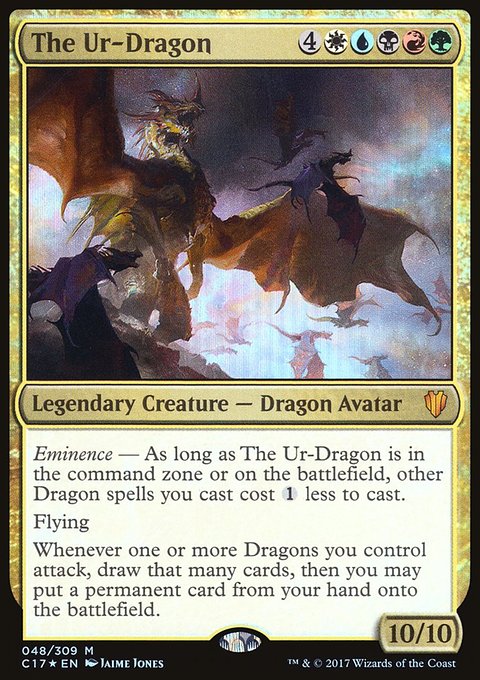 The Ur-Dragon, Commander 2017 #48, Magic: The Gathering card