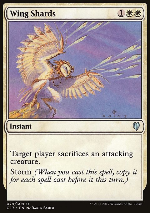 Wing Shards, Commander 2017 #79, Magic: The Gathering card