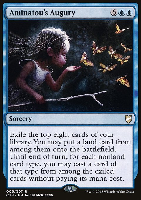 Aminatou's Augury, Commander 2018 #6, Magic: The Gathering card