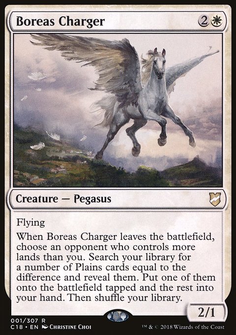 Boreas Charger, Commander 2018 #1, Magic: The Gathering card