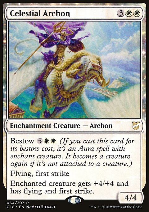 Celestial Archon, Commander 2018 #64, Magic: The Gathering card