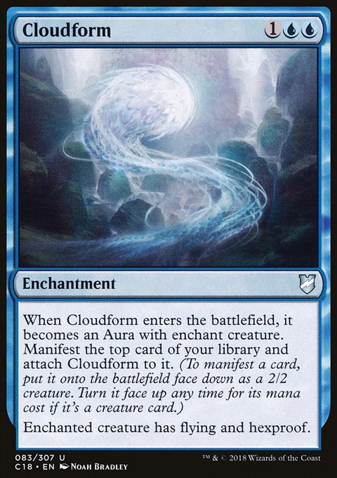 Cloudform, Commander 2018 #83, Magic: The Gathering card