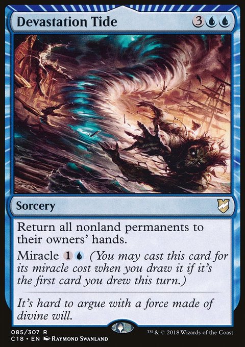 Devastation Tide, Commander 2018 #85, Magic: The Gathering card