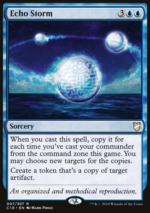 Echo Storm, Commander 2018 #7, Magic: The Gathering card