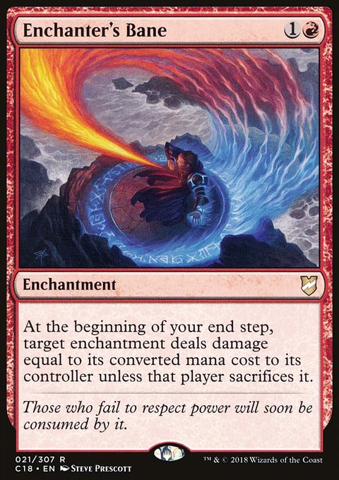Enchanter's Bane, Commander 2018 #21, Magic: The Gathering card