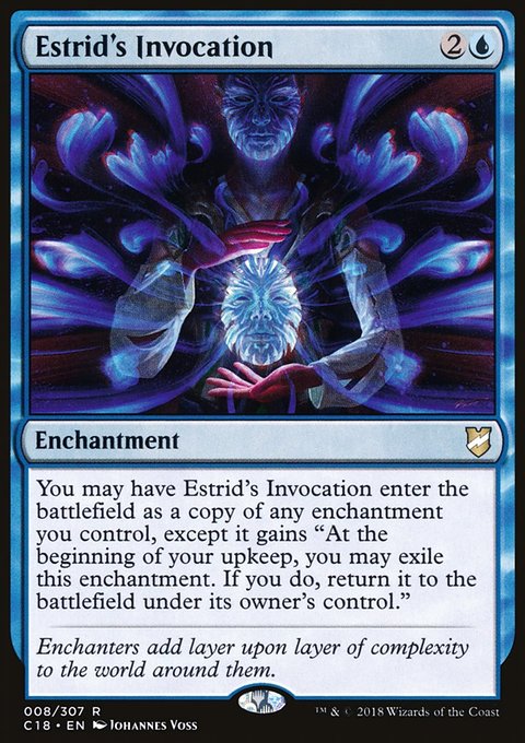 Estrid's Invocation, Commander 2018 #8, Magic: The Gathering card