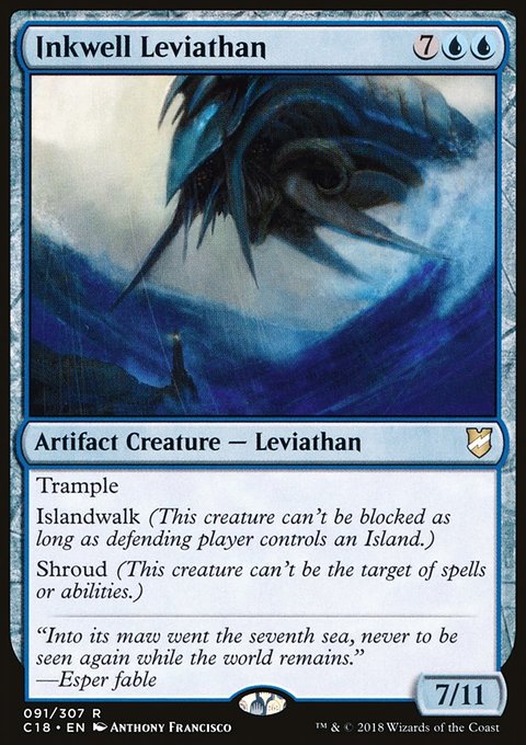 Inkwell Leviathan, Commander 2018 #91, Magic: The Gathering card