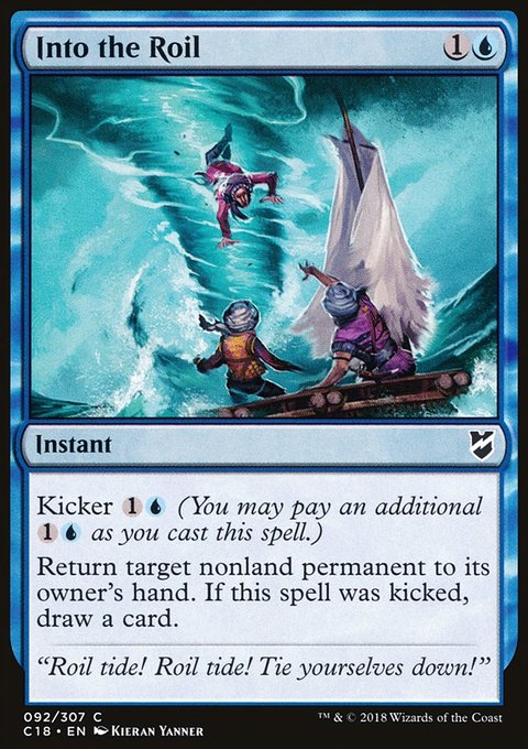 Into the Roil, Commander 2018 #92, Magic: The Gathering card