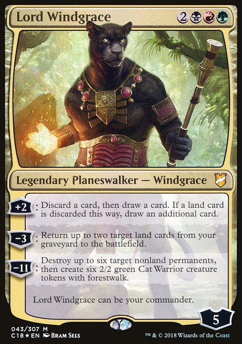 Lord Windgrace, Commander 2018 #43, Magic: The Gathering card