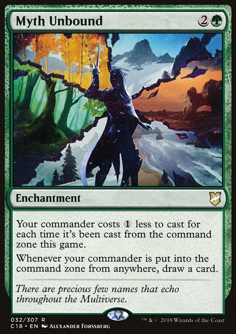 Myth Unbound, Commander 2018 #32, Magic: The Gathering card