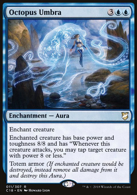 Octopus Umbra, Commander 2018 #11, Magic: The Gathering card