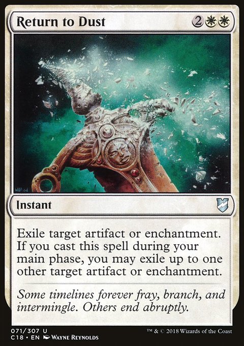 Return to Dust, Commander 2018 #71, Magic: The Gathering card