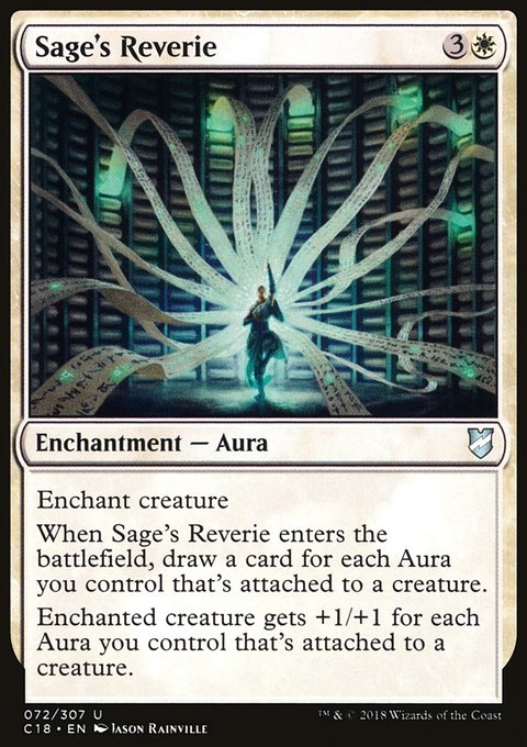 Sage's Reverie, Commander 2018 #72, Magic: The Gathering card