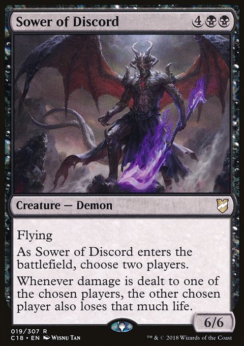 Sower of Discord, Commander 2018 #19, Magic: The Gathering card