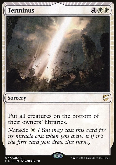 Terminus, Commander 2018 #77, Magic: The Gathering card