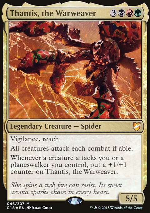Thantis, the Warweaver, Commander 2018 #46, Magic: The Gathering card