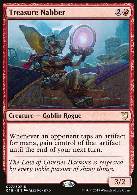 Treasure Nabber, Commander 2018 #27, Magic: The Gathering card