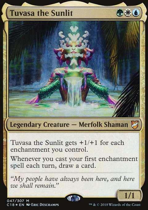 Tuvasa the Sunlit, Commander 2018 #47, Magic: The Gathering card
