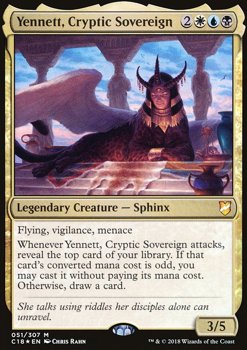 Yennett, Cryptic Sovereign, Commander 2018 #51, Magic: The Gathering card
