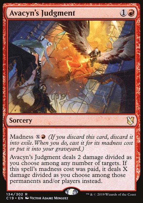Avacyn's Judgment, Commander 2019 #134, Magic: The Gathering card