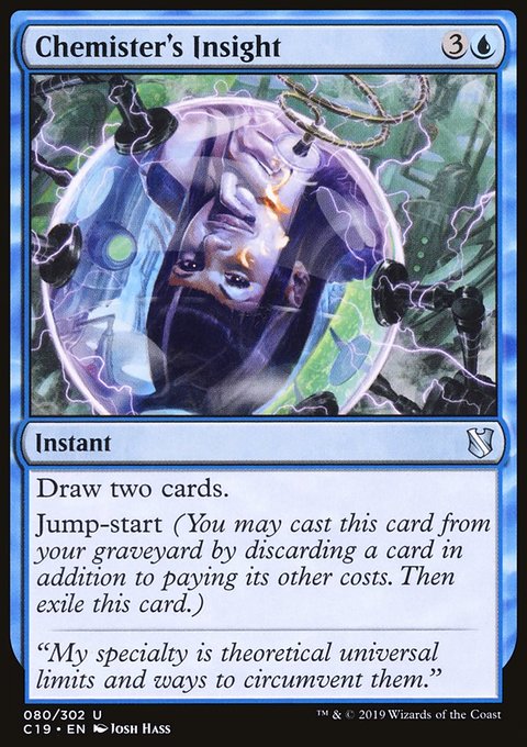 Chemister's Insight, Commander 2019 #80, Magic: The Gathering card