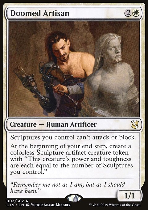 Doomed Artisan, Commander 2019 #3, Magic: The Gathering card