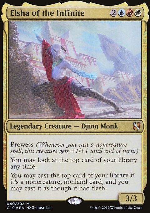 Elsha of the Infinite, Commander 2019 #40, Magic: The Gathering card