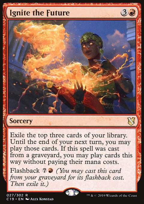 Ignite the Future, Commander 2019 #27, Magic: The Gathering card