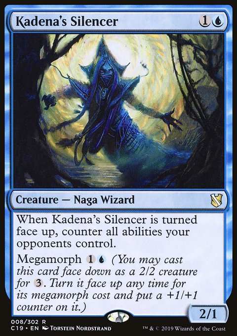 Kadena's Silencer, Commander 2019 #8, Magic: The Gathering card