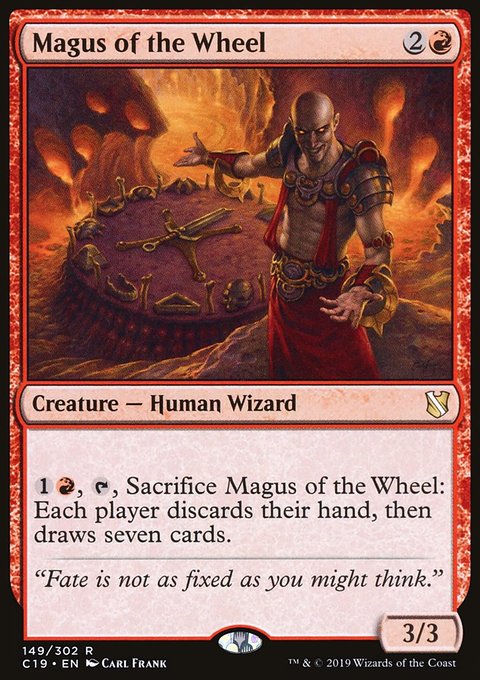 Magus of the Wheel, Commander 2019 #149, Magic: The Gathering card