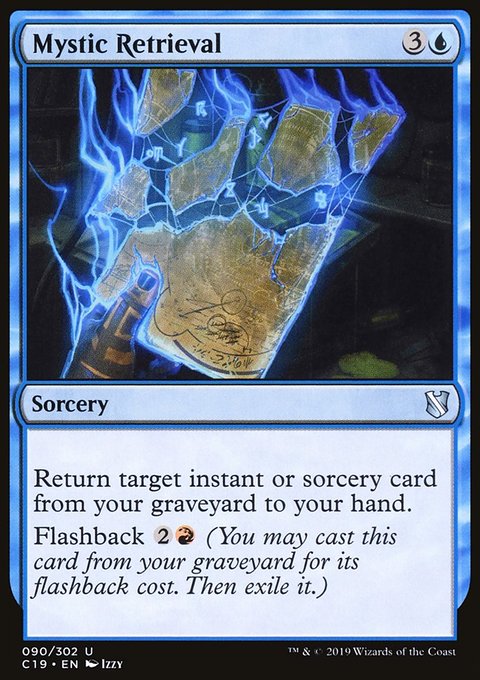 Mystic Retrieval, Commander 2019 #90, Magic: The Gathering card
