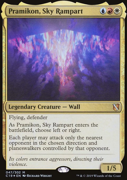 Pramikon, Sky Rampart, Commander 2019 #47, Magic: The Gathering card