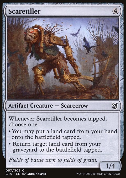 Scaretiller, Commander 2019 #57, Magic: The Gathering card