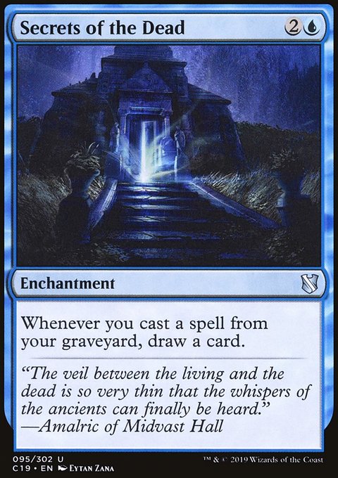 Secrets of the Dead, Commander 2019 #95, Magic: The Gathering card