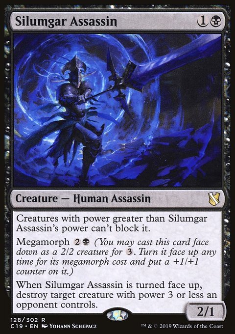 Silumgar Assassin, Commander 2019 #128, Magic: The Gathering card