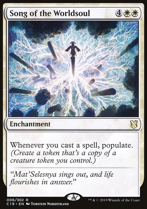 Song of the Worldsoul, Commander 2019 #6, Magic: The Gathering card
