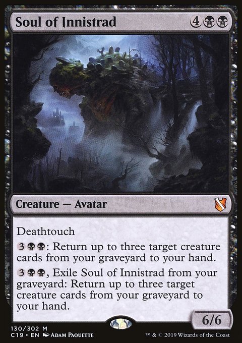 Soul of Innistrad, Commander 2019 #130, Magic: The Gathering card