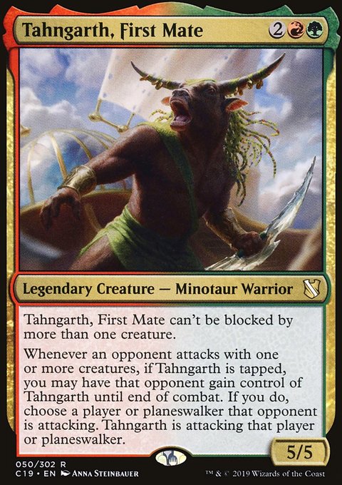 Tahngarth, First Mate, Commander 2019 #50, Magic: The Gathering card
